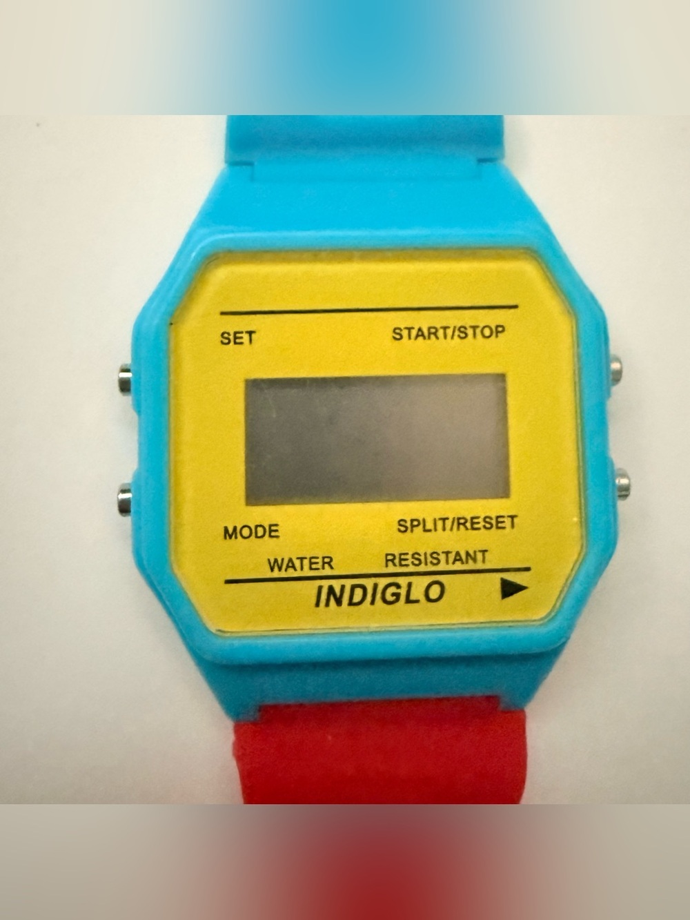 Colorblock Indiglo 90s Watch